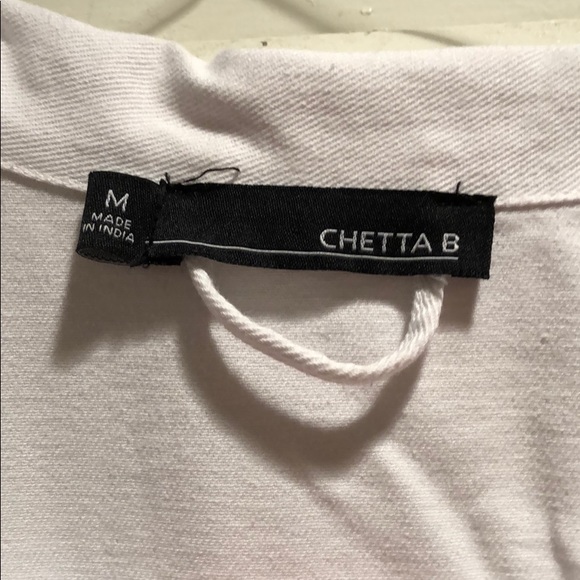 Cropped White Jean Jacket - Picture 4 of 4